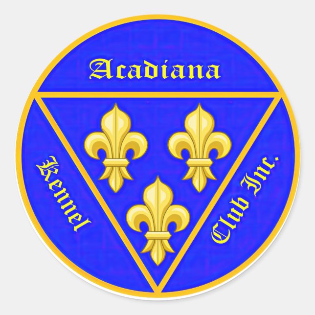 Acadiana Kennel Club Stickers (Vorderseite)