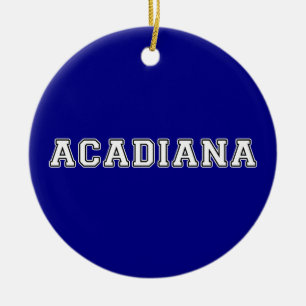 Acadiana Keramik Ornament