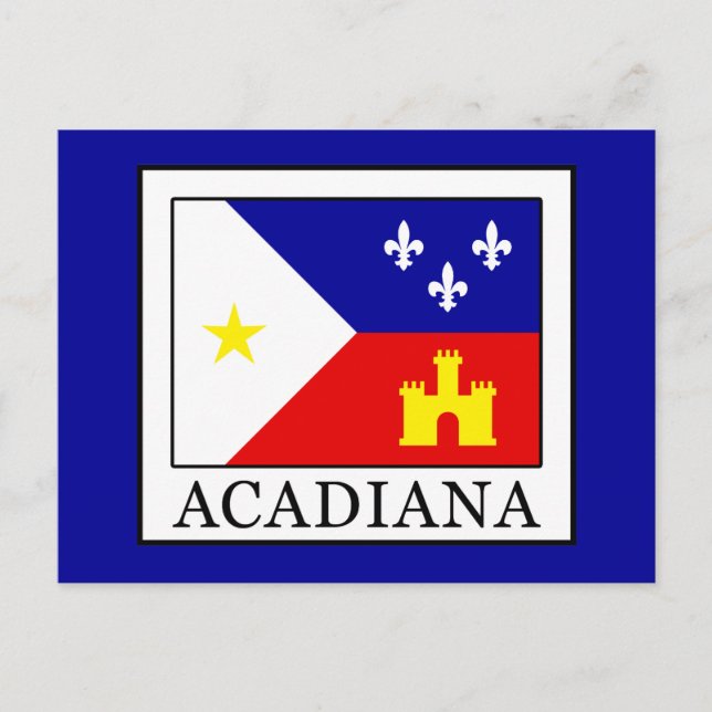 Acadiana Postkarte (Vorderseite)