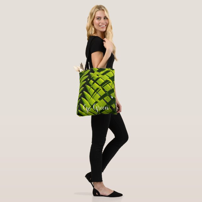 Acai palm leaf design on Tote Bag (Am Model)