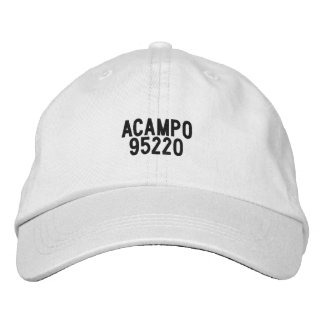 Acampo California Hat Bestickte Baseballkappe