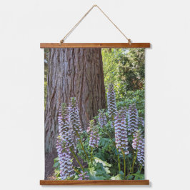 Acanthus/Bären-Breeches-Floral Wandteppich Mit Holzrahmen