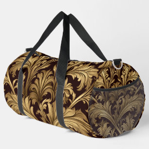 Acanthus-Blätter (Alter Goldton) groß Duffle Bag