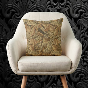 Acanthus-Blätter von William Morris, Antike Textil Kissen