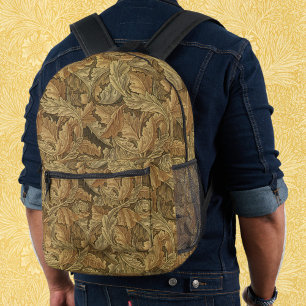 Acanthus-Blätter von William Morris, Antique Texti Bedruckter Rucksack