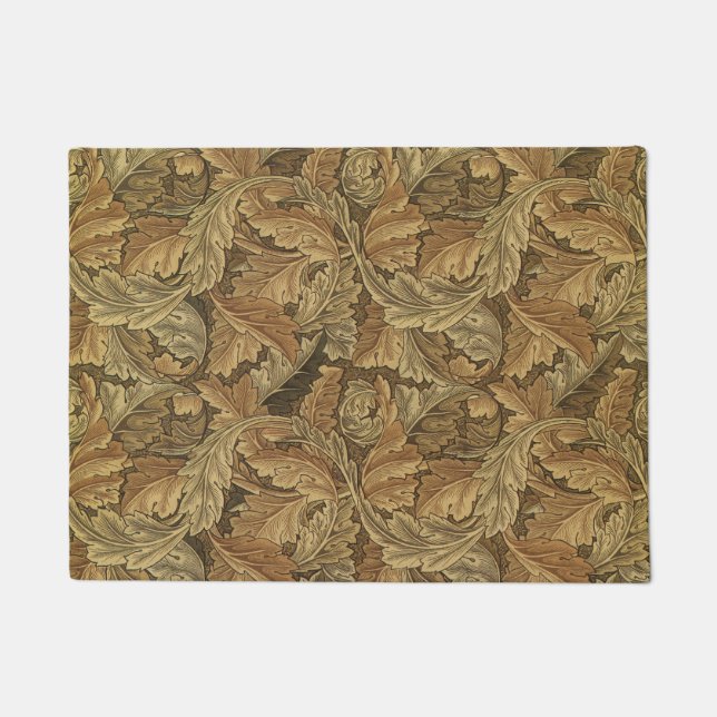 Acanthus-Blätter von William Morris, Antique Texti Fußmatte (Vorderseite)