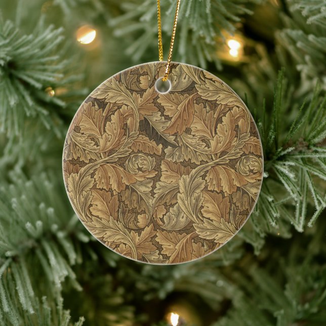 Acanthus-Blätter von William Morris, Antique Texti Keramik Ornament (Baum)