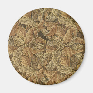Acanthus-Blätter von William Morris, Antique Texti Magnet