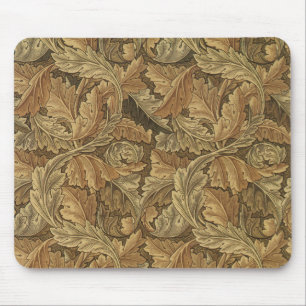 Acanthus-Blätter von William Morris, Antique Texti Mousepad