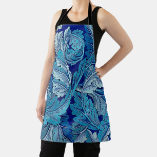 Acanthus Blau, William Morris Schürze