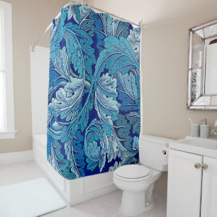Acanthus Blue, William Morris Duschvorhang