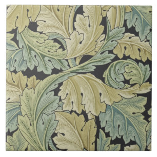 Acanthus entworfen von William Morris 1875 Fliese