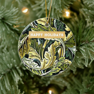 Acanthus, Frohe Feiertage, Keramik Ornament