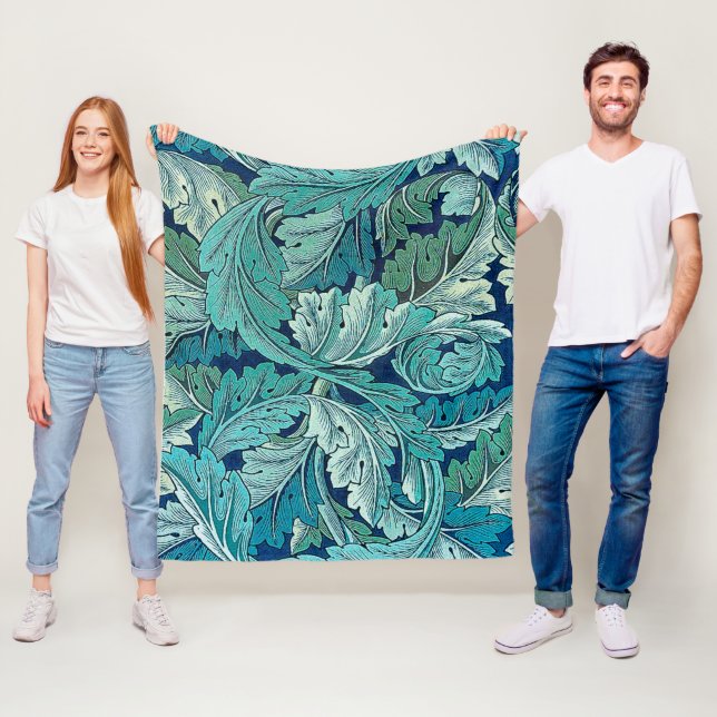 Acanthus Green, William Morris Fleecedecke (Beispiel)
