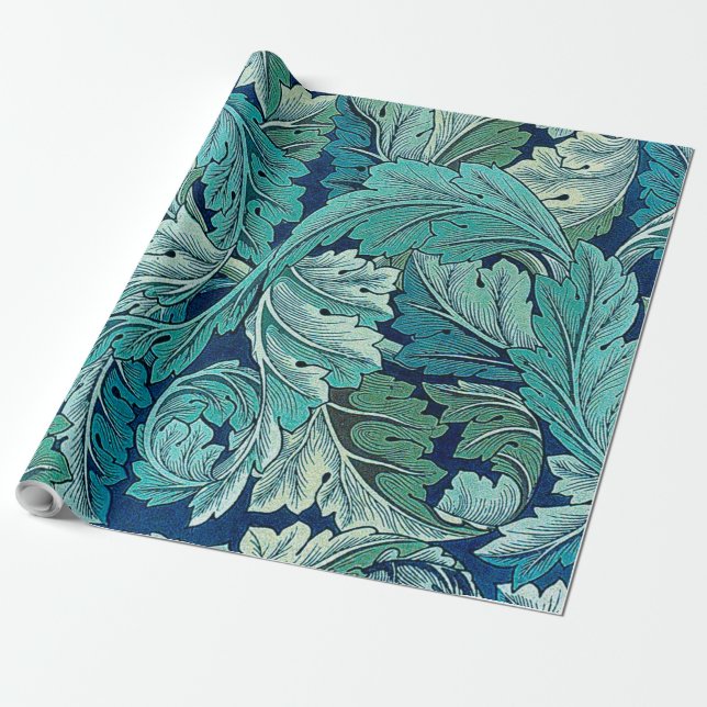 Acanthus Green, William Morris Geschenkpapier (Ungerollt)