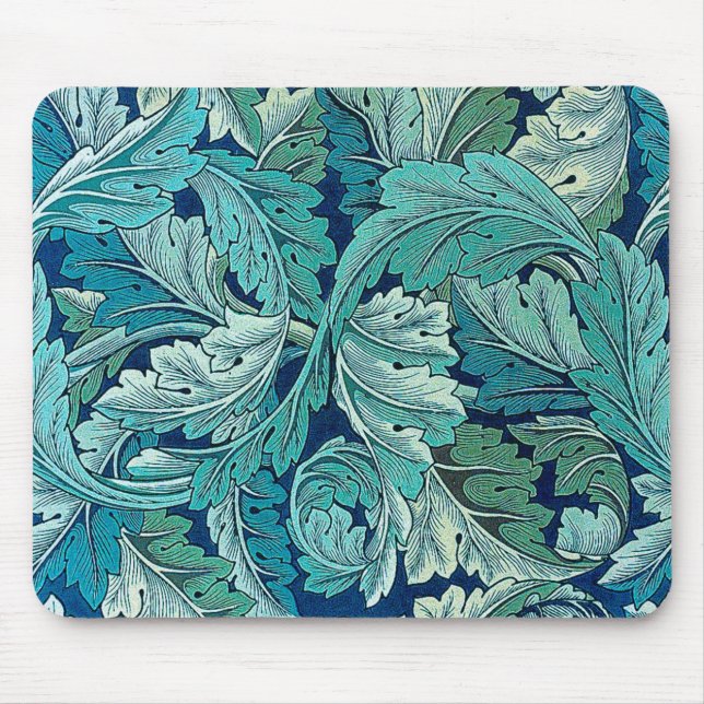 Acanthus Grün Mousepad (Vorne)