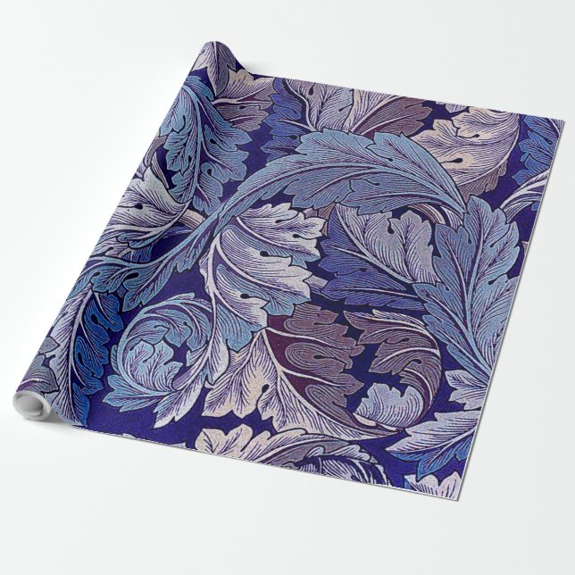 Acanthus Lila, William Morris Geschenkpapier (Ungerollt)