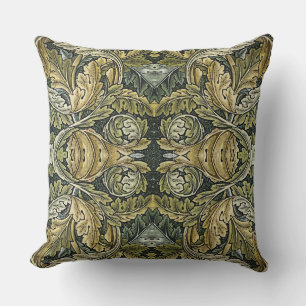 Acanthus Vintag Floral Pattern von William Morris Kissen