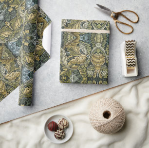 Acanthus Vintage-Blumenmuster von William Morris Geschenkpapier