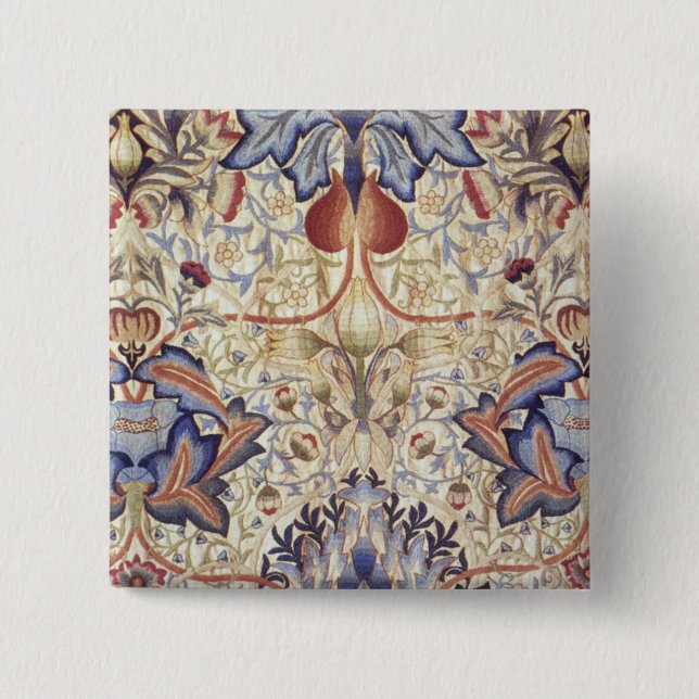 Acanthus (von William Morris) Button (Vorderseite)
