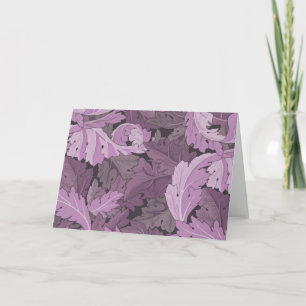 Acanthus, William Morris Card Karte