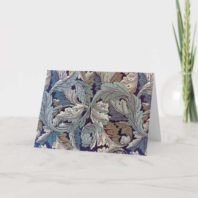 Acanthus, William Morris Karte (Vorderseite)