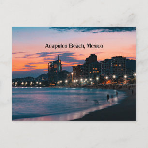 Acapulco Beach, Mexiko Postkarte