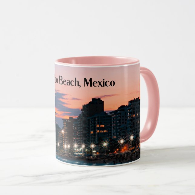 Acapulco Beach, Mexiko Tasse (VorderseiteRechts)