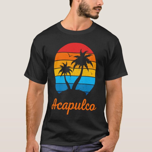 Acapulco Mexico Family Vacation Beach Tropical T-Shirt (Vorderseite)