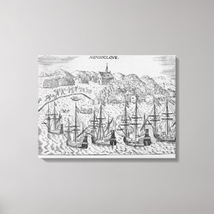 Acapulco" von Jean-Baptiste Labat's Nouveau Leinwanddruck