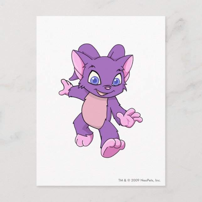 Acara Lila Postkarte (Vorderseite)