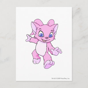 Acara Pink Postkarte