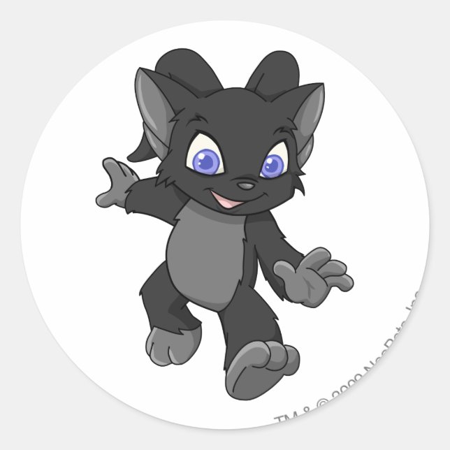 Acara Shadow Runder Aufkleber (Vorderseite)