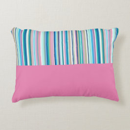 Accent Cushions - Candy Stripes Powder Pink Dekokissen