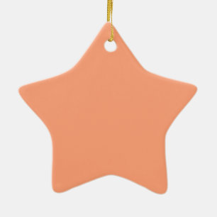 Accent Lachs Rosa Farbe anpassbar Keramikornament