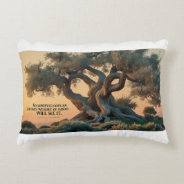 Accent Pillow-Islamic Olive Tree Pillow Dekokissen