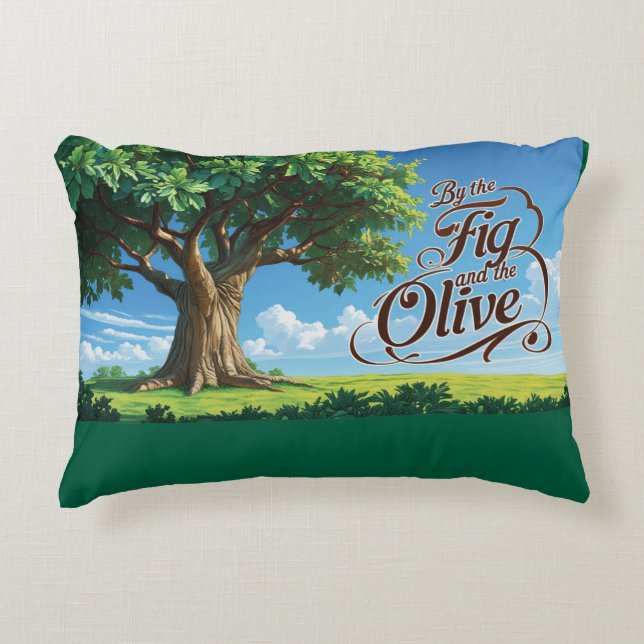 Accent Pillow-Religious Trees In Islam Dekokissen (Vorderseite)