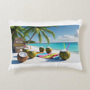 Accent Pillow - Tropical Beach Pillow Dekokissen