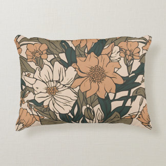Accent Pillow Wildblume Bouquet Cottagecore D21 Dekokissen