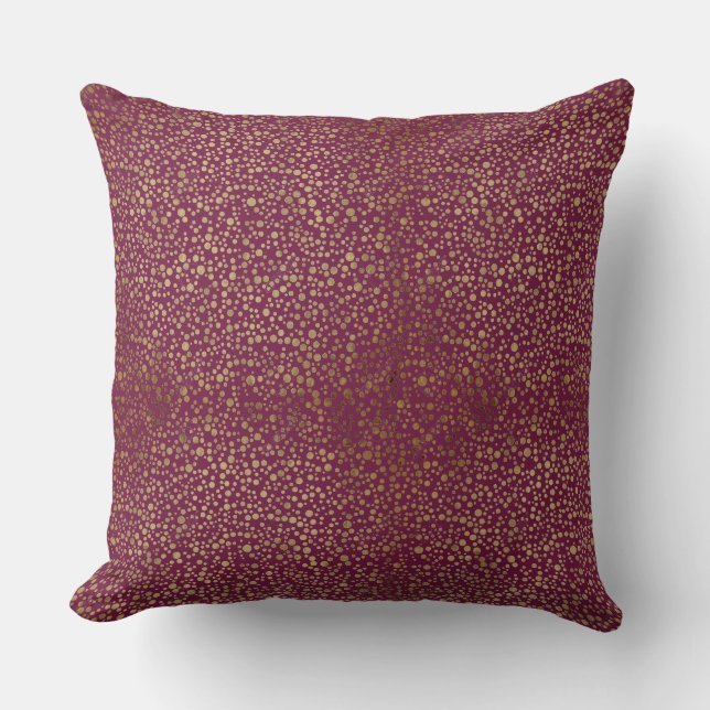 Accent Throw Pillow-Merlot Wine Kissen (Vorderseite)