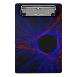 Accented Triangle Geometric Mini Clipboard Klemmbrett