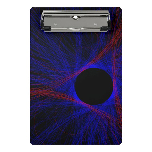 Accented Triangle Geometric Mini Clipboard Mini Klemmbrett (Vorderseite)