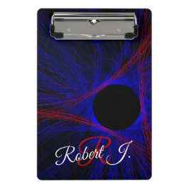 Accented Triangle Geometric Mini Clipboard Mini Klemmbrett