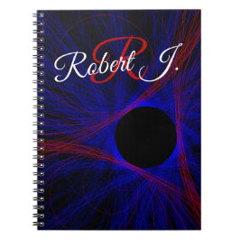 Accented Triangle Geometric Spiral Notebook Notizblock