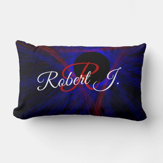 Accented Triangle Geometric Throw Pillow Lendenkissen (Vorderseite)