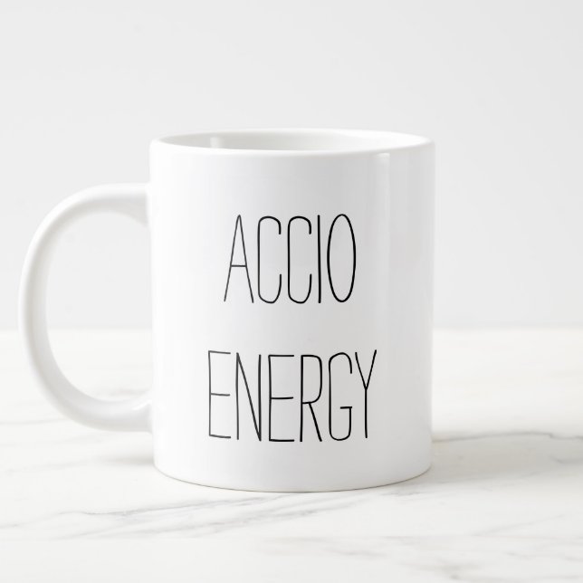 Accio Energy Jumbo-Tasse (Links)