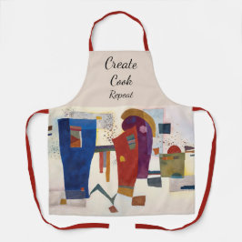 Accompanied Contrast, Kandinsky Schürze