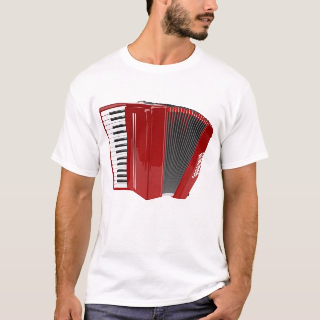 accordian Spielert-shirt T-Shirt (Vorderseite)