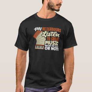 Accordion Accordionist Button Accordion Zitat T-Shirt