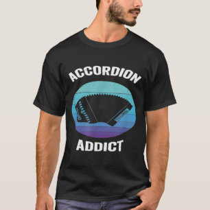 Accordion Addict Vintag Retro Air Accordion T-Shirt